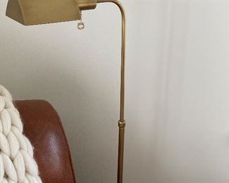 Brass Floor Lamp-Bedroom - $250