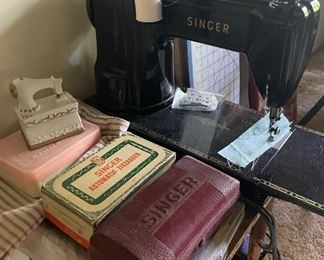 Singer Sewing Machine & Supplies