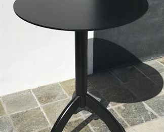 Black side table