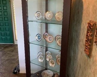 Elegant back lit display cabinet