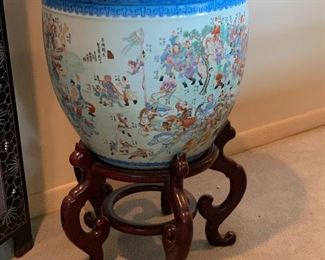 Vintage Chinese oriental planter