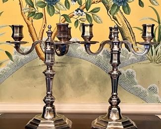 Item 4:  Christofle France Candlesticks - 11.5": $625