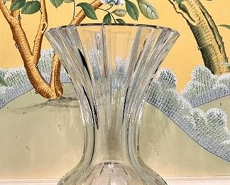 Item 13:  Baccarat Vase - 10.25": $175