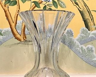 Item 13:  Baccarat Vase - 10.25": $175