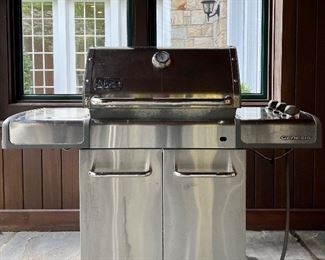 Item 38:  Weber Genesis Grill (Natural Gas - please note the igniter is not working): $395