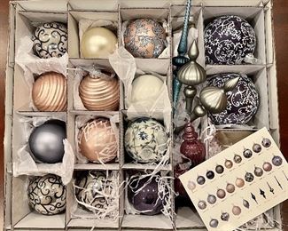 Item 152:  Frontgate Holiday Collection Ornaments (ornament description):  $145