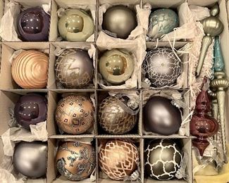 Item 46:  Frontgate Holiday Collections Ornaments:  $145