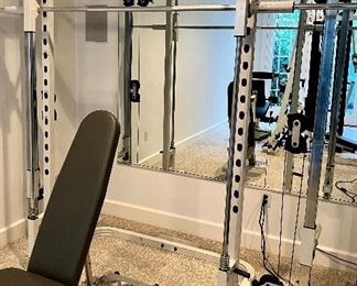 Item 151:  Brutus 600 Rack (adjustable weight bench not included): $325