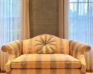 Item 62:  Charles Stewart Co. Loveseat - 59"l x 20"w x 36"h: $450