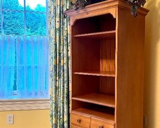 Item 58:  Ethan Allen Bookcase/Display with Lower Storage - 27.5"l x 20"w x 61.75"h:  $325