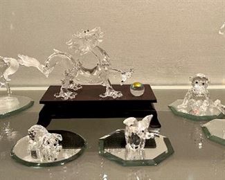 Assorted Swarovski Crystal Figurines!