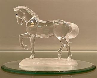 Item 126:  Swarovski Horse - 3.5"h:  $44
