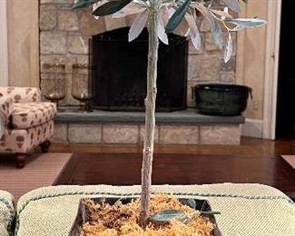 Item 143:  Decorative Topiary in Planter: $28