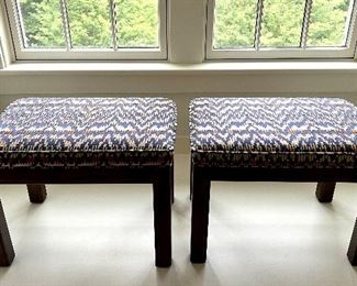 Item 94:  (2) Drexel Heritage Ottomans - 22"l x 14.5"w x 17"h: $275 for pair