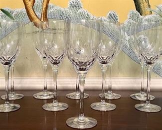 Item 172:  (10) Orrefors Prelude Red Wine Glasses - 8.25": $175