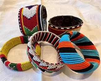 Item 179:  (5) Samburu Tribe Beaded Bracelets:  $14/Each