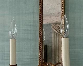Item 158:  (4) Double Wall Sconce:  