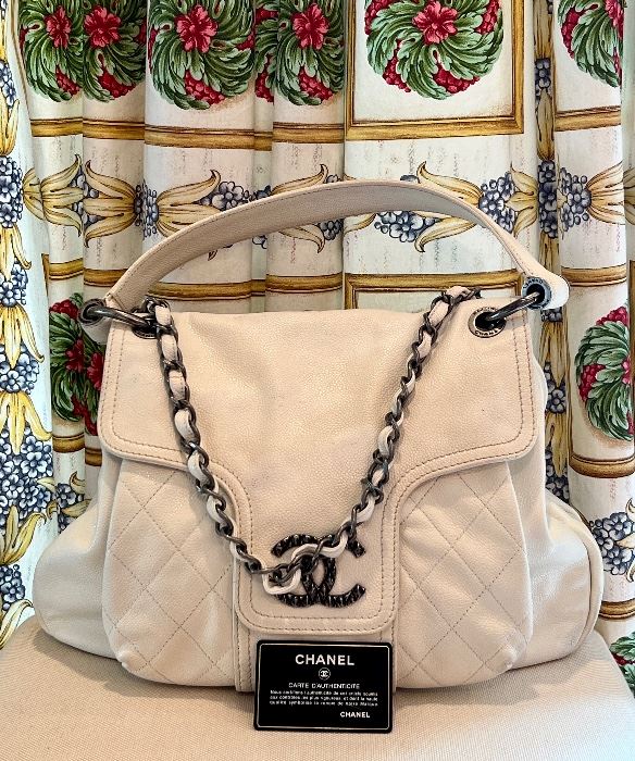 Item 242: just added! Beautiful Chanel handbag, with COA: $995