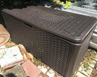 Outdoor storage box.