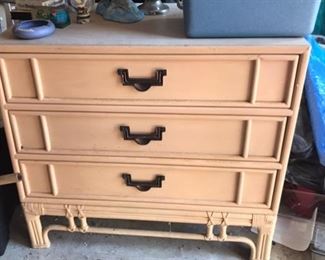 Bamboo chest of drawers
