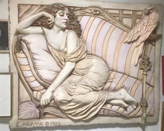 Marble wall sculpture 