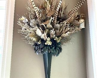 $200 - Large, dried floral arrangement