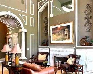 $80 (each) - Fleur de Lis accent art - 12 x 64