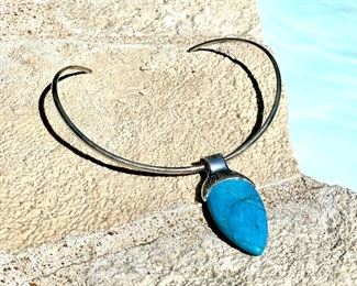 SOLD $60 - Beautiful Pendant with Silver necklace