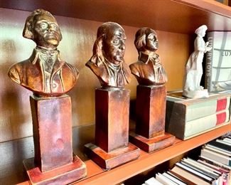 $40- John Adams vol 1-2 by Paige Smith; $8 porcelain figurine; (Busts no longer available)