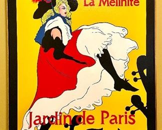 $200 - La Melinite Jardin de Paris - 31 x 41