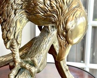 SOLD Close up view of Brass Eagle