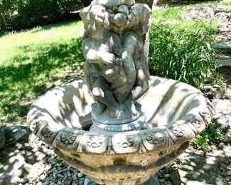 $2800 - Concrete water fountain (top missing) *Professional movers required - 48 x 62