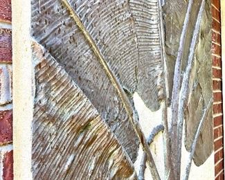 Close up of wall art from Frontgate