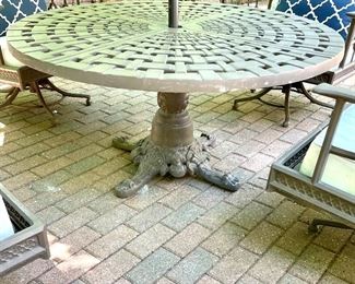 SOLD Close up of outdoor table