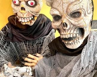 SOLD $18 (each) - scary hanging Halloween decor - come shop the sale for more holiday decor!