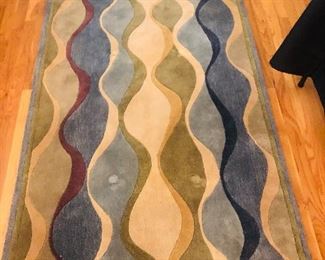 Modern abstract rug