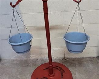 Original Mobil Oil Gargoyle Cast Iron 2 arm Display Stand that was made by Kehoe. 