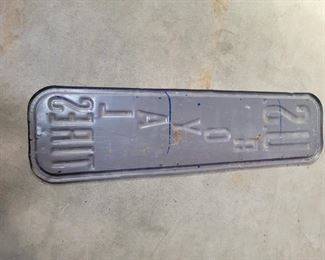 Backside of the U.S. Royal Tire Sign