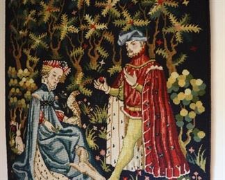 Vintage needlepoint tapestry