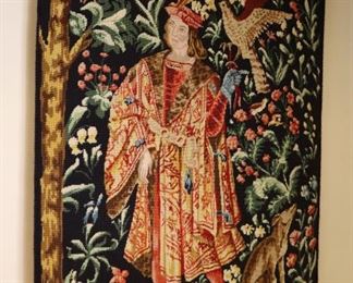 Vintage needlepoint tapestry