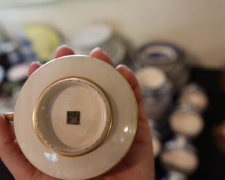 Antique Satsuma tea set