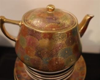Antique Satsuma tea set