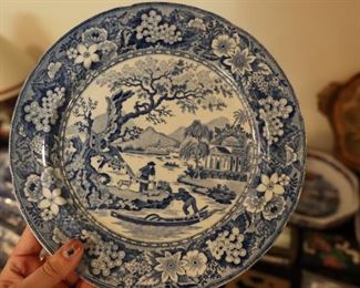 Antique blue porcelain