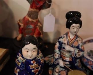 Asian porcelain figurines