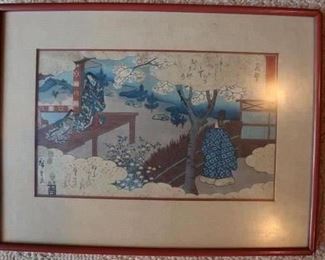 Antique Japanese print