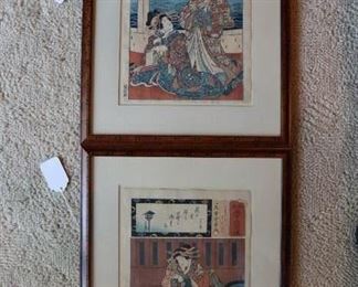 Antique Japanese prints
