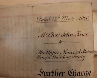 18th & 19th century English vellum contracts