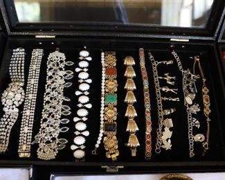 Vintage women's costume jewelry