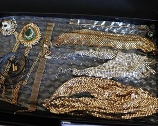 Vintage women's costume jewelry