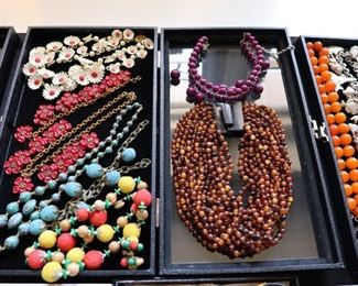 Vintage women's costume jewelry